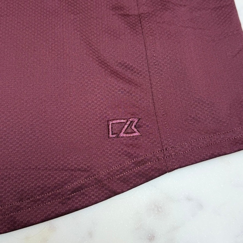 Cutter‎ & Buck Virginia Tech Polo Shirt Womens Large Maroon NEW VT Hokies NWT - Picture 4 of 8